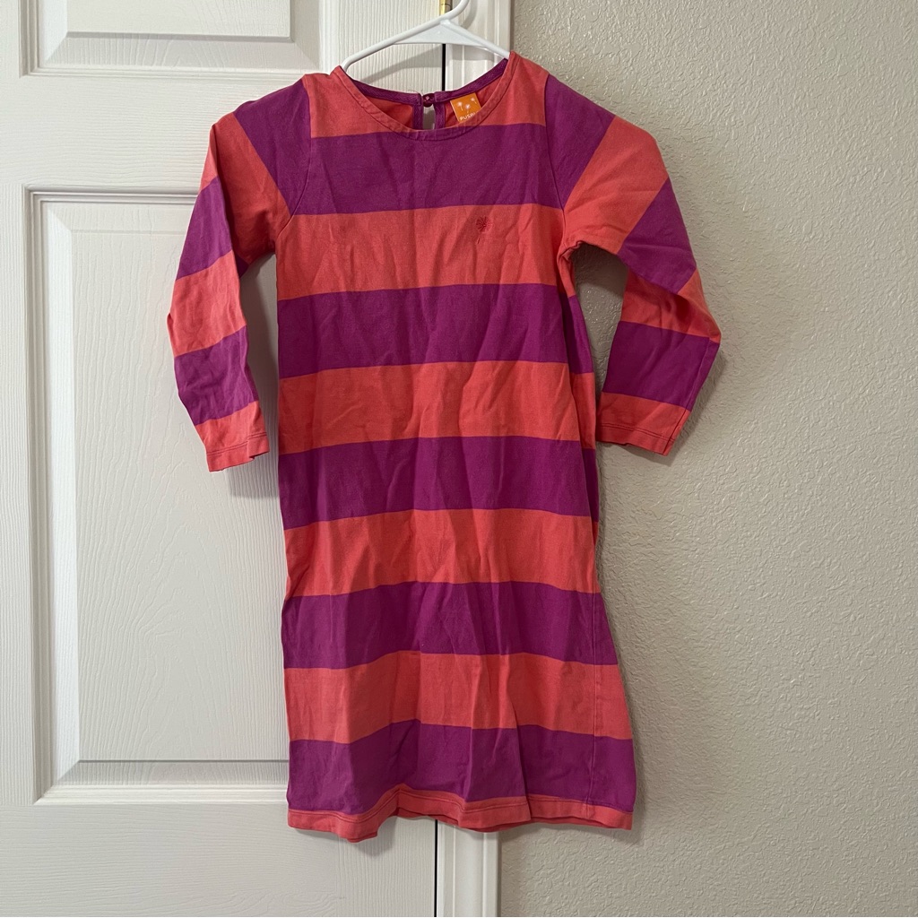 Pusblu European Brand Girls Pink And Purple Dress  Eu 134140 910yrs